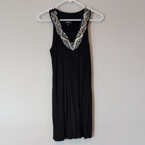 Express | Embellished Black Mini Dress | S